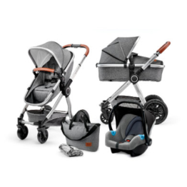 Kinderkraft Kombikinderwagen 3 in 1 Veo Grey