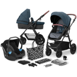 Kinderkraft Kombikinderwagen 3 in 1 XMoov Denim